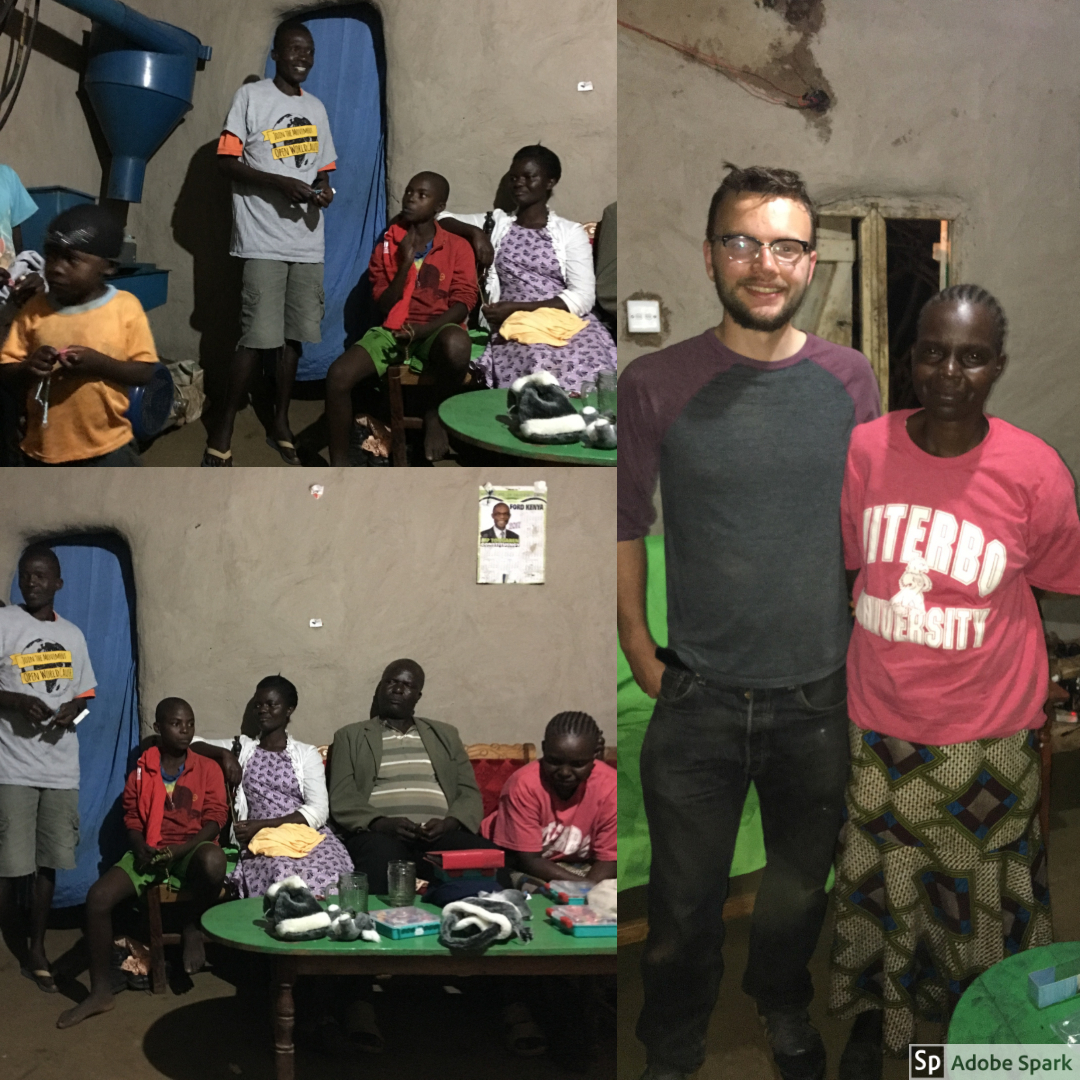  During our Kenyan goodbyes, we exchanged gifts with the Kegode family. 