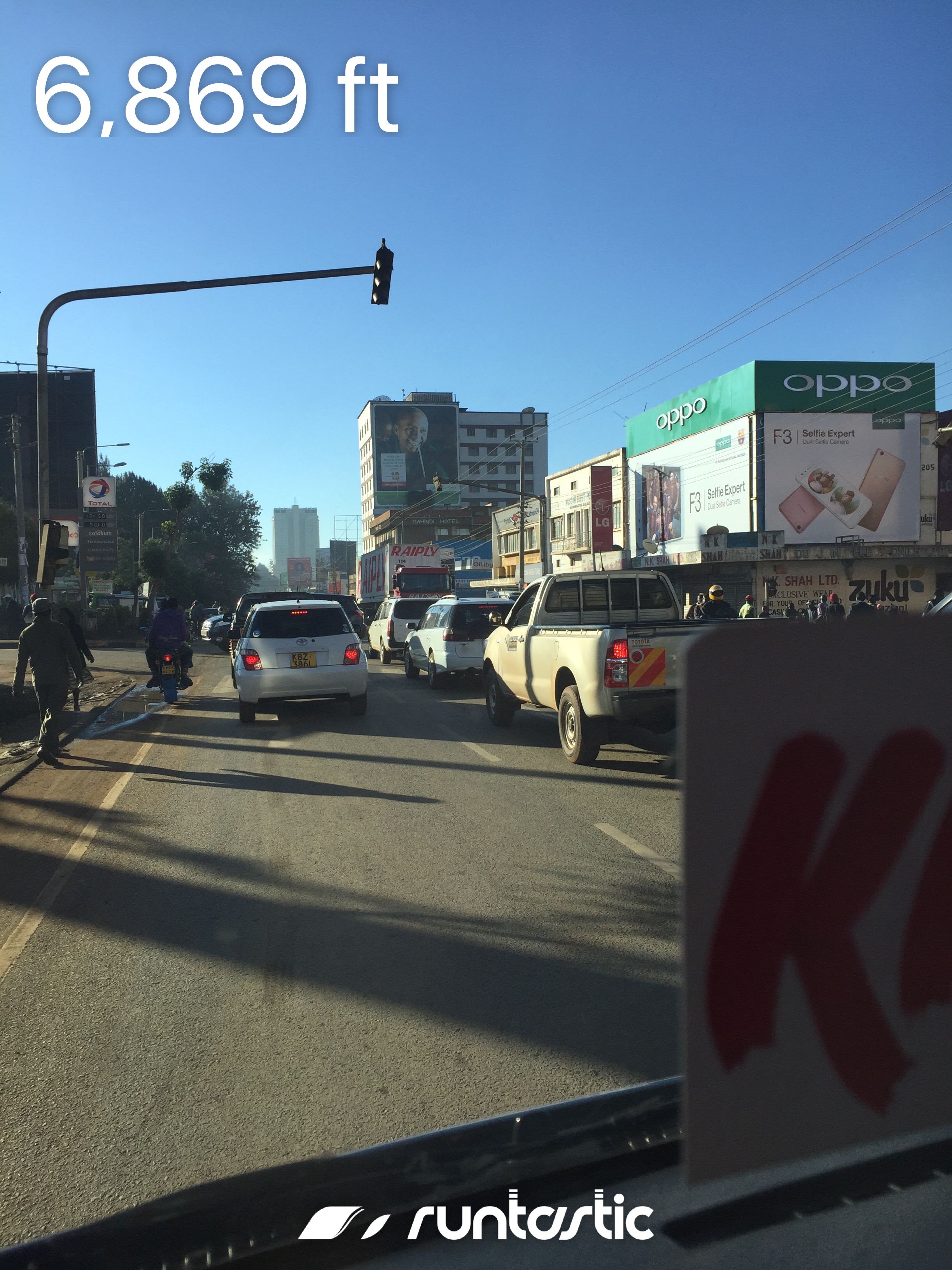 Nairobi traffic.