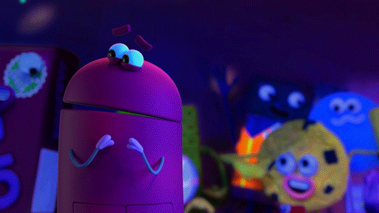 Jake also glows under blacklight!