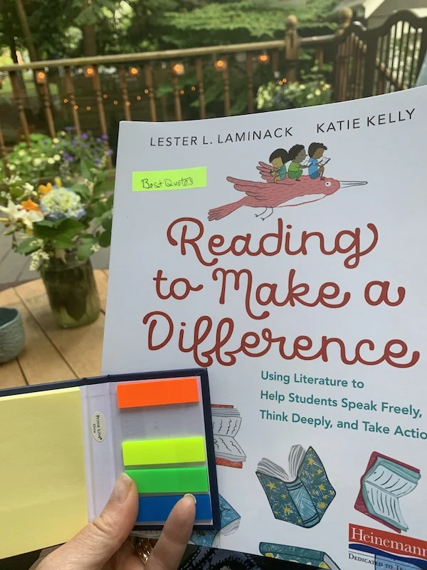 My Zone of PD: Reading to Make a Difference  #MyZonePD #PDLove #IMWAYR