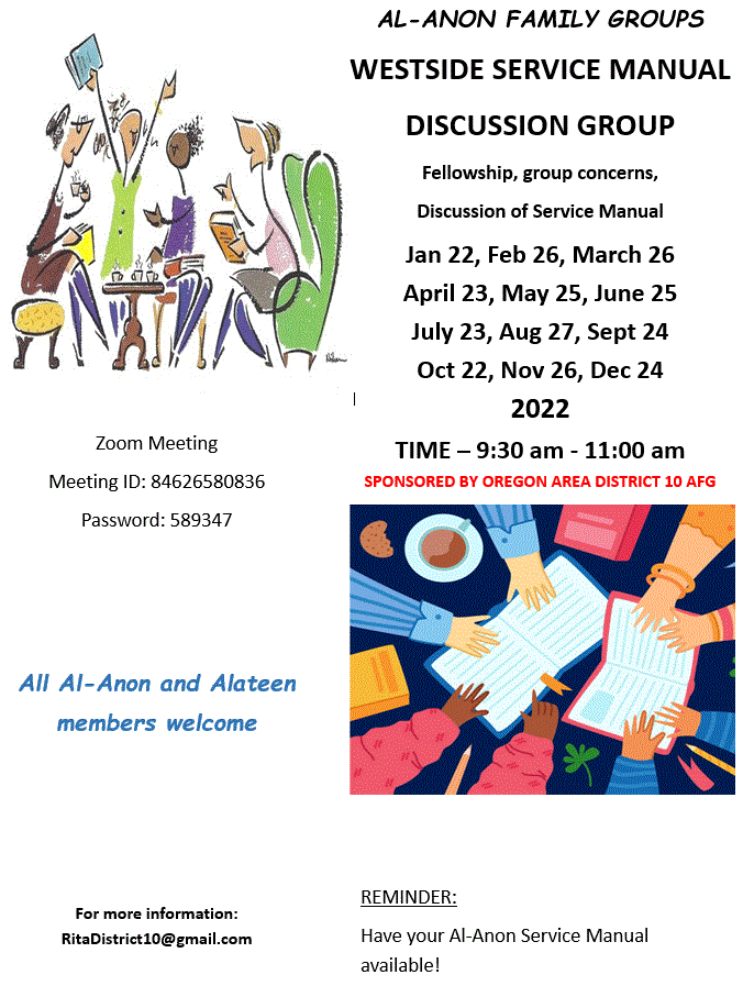 Events List View — Oregon AlAnon/Alateen
