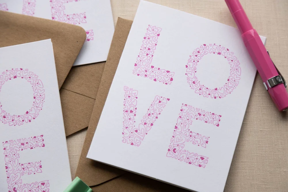 Love Letters - Wedding, Anniversary, Valentine's Day Greeting Card — Naebr Design
