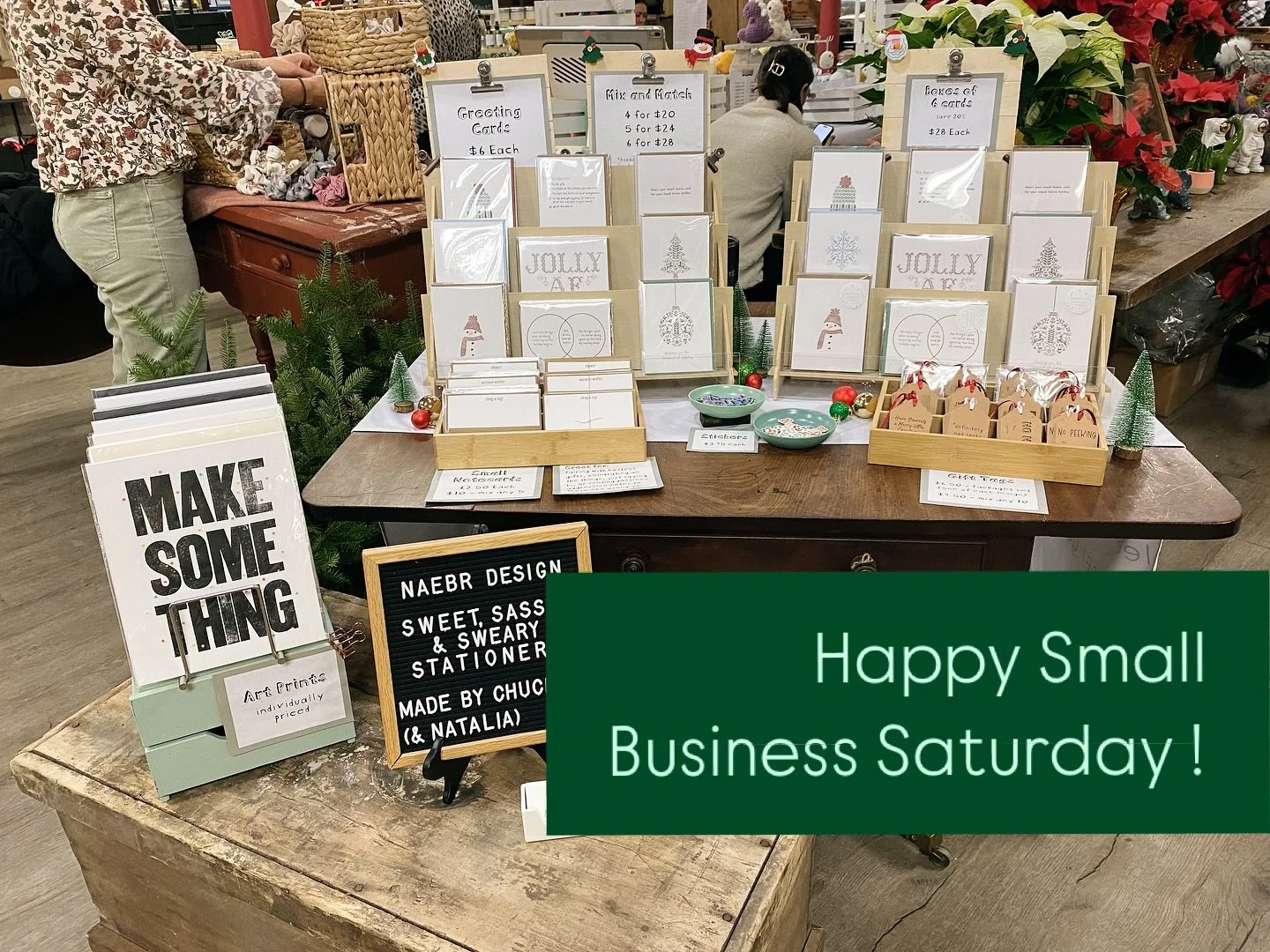 What better place to be spending Small Business Saturday than @castleantiques_cafe with a huge number of awesome vendors selling handcrafted goodies. 

We will be set up November 30th and December 1st during their regular business hours, and most wil