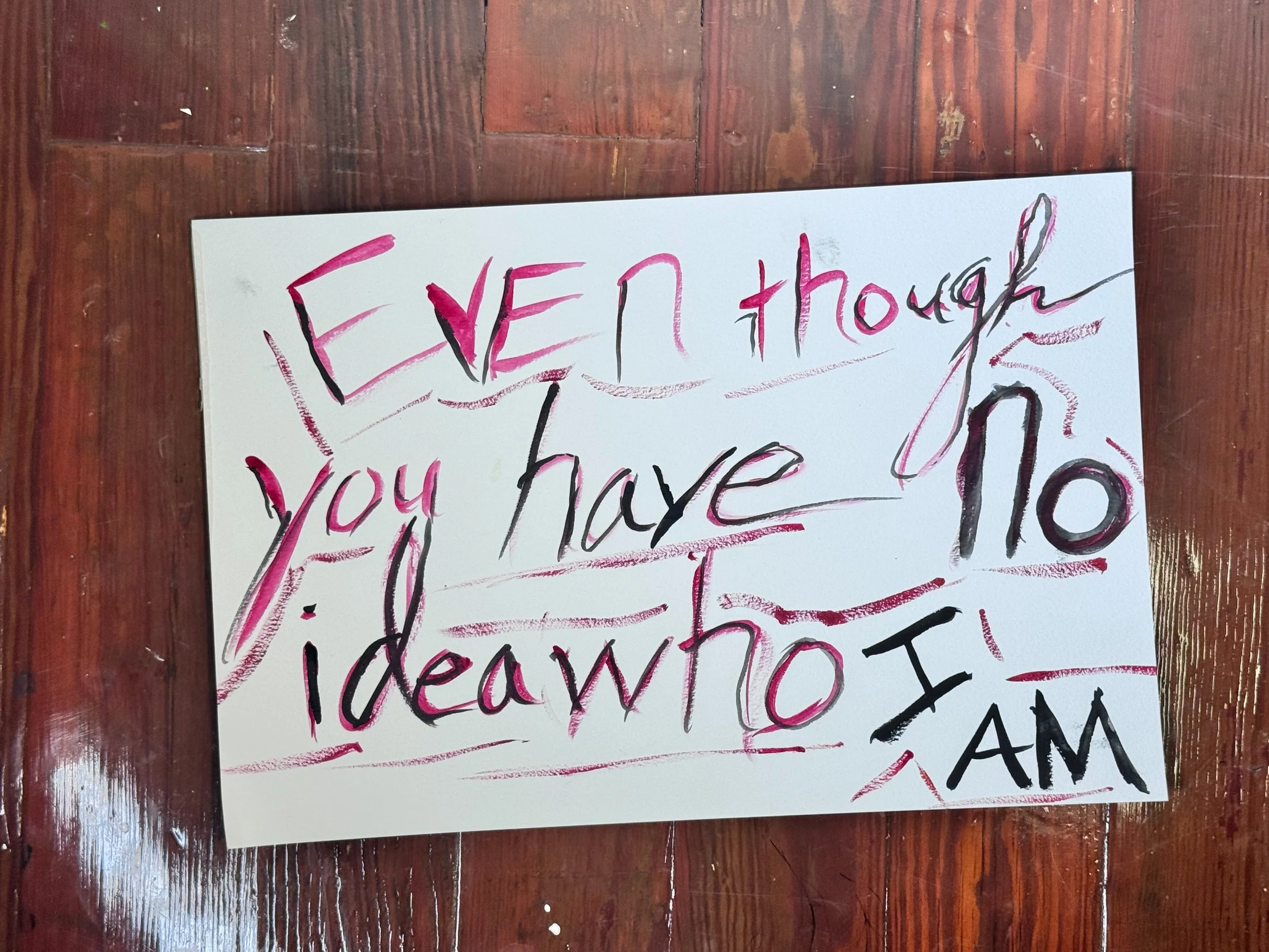 48 Even though you have know idea who i am