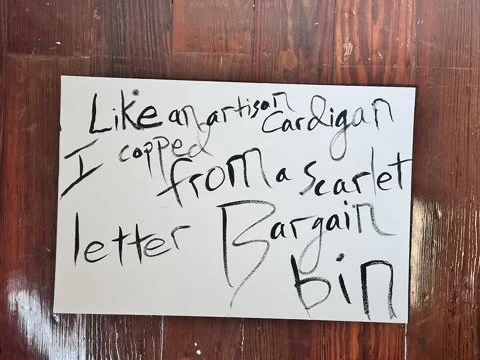 8 Like an Artisan Cartigan I copped from a Scarlet Letter bargain bin