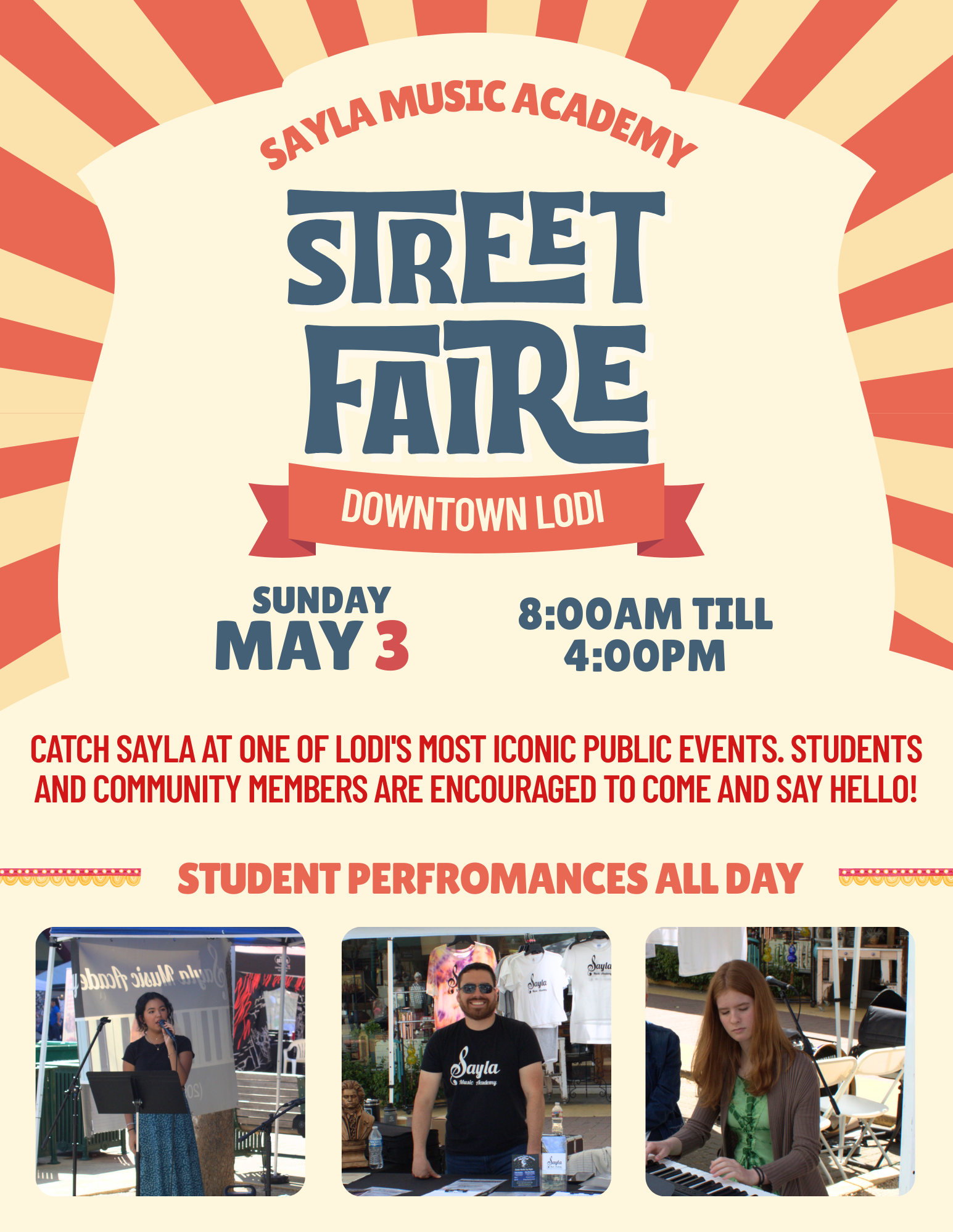 Student Events and Performances — Sayla Music Academy