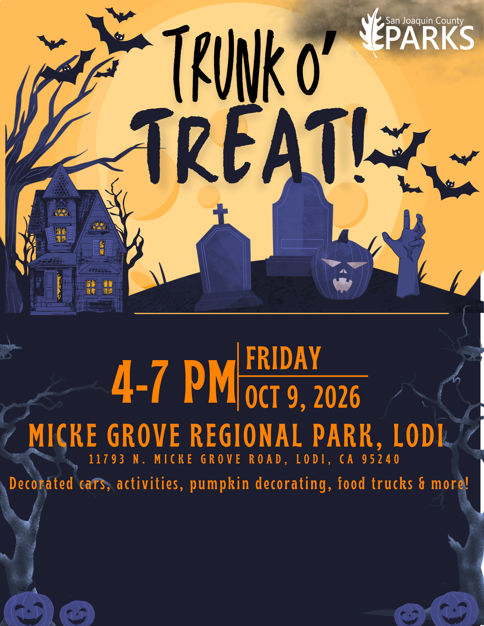 Micke Grove Trunk or Treat
