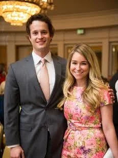Pictured here with my husband, David at a luncheon in 2014. This dress was my great-grandmother’s and is one of my all-time favorite pieces.
