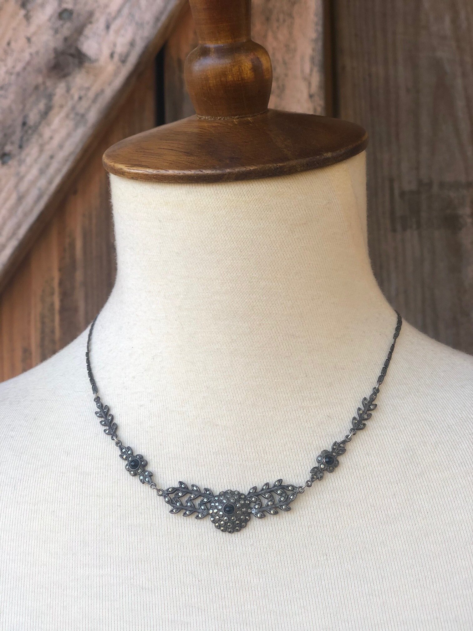 Edwardian Marcasite Necklace