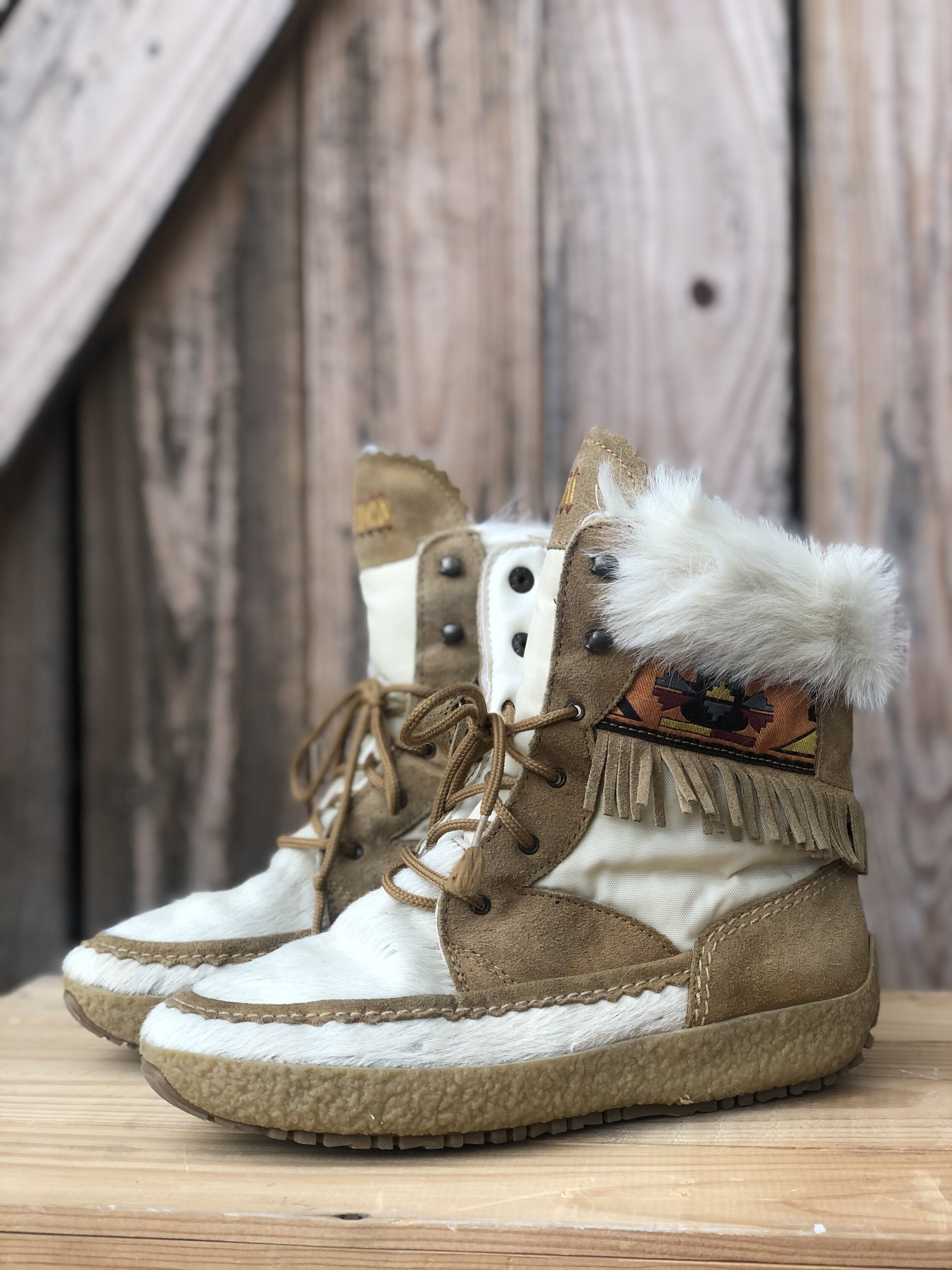 Lace Up Winter Boots