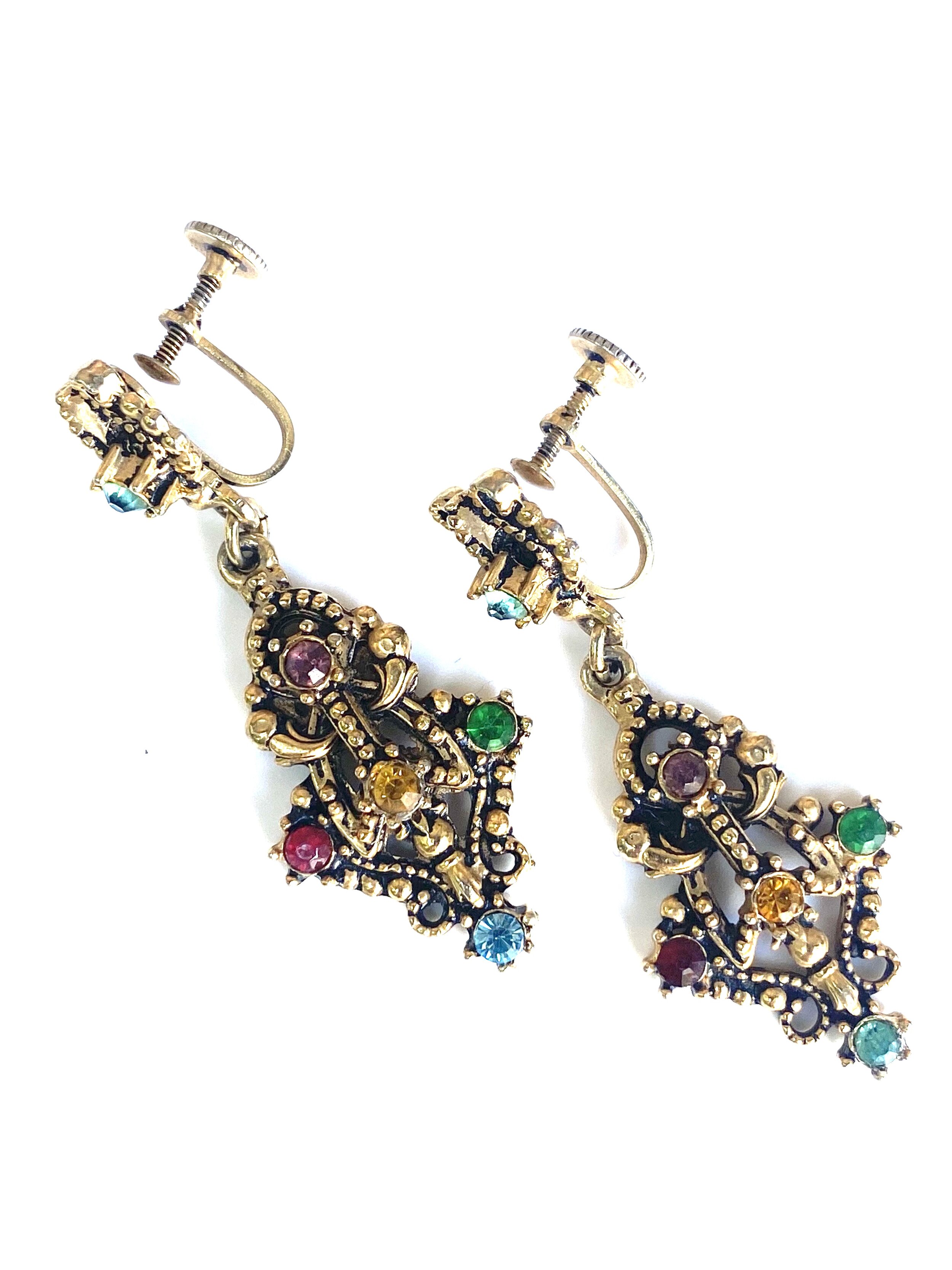 1940's Royal Earrings