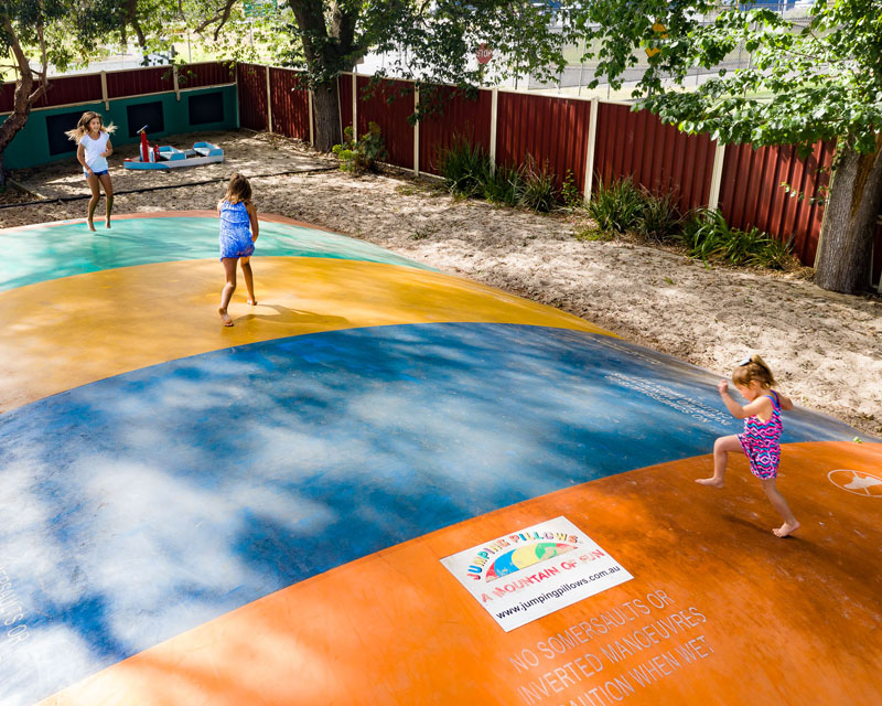 Jumping pillow