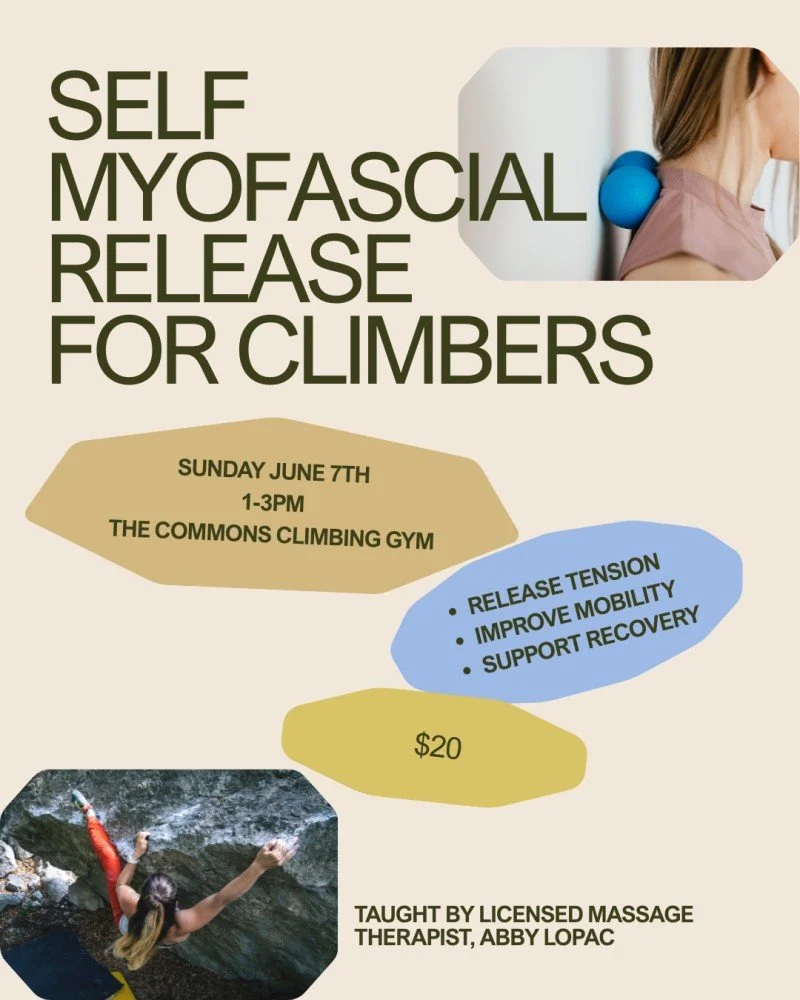 Self Myofascial Release For Climbers