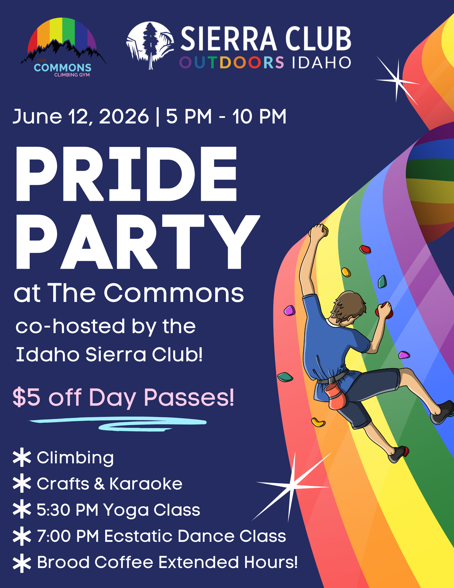 Pride Party at The Commons!
