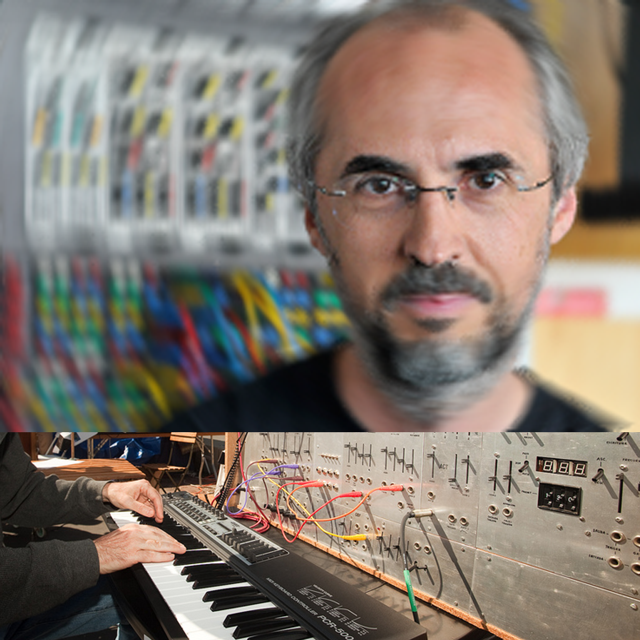 Fernando Lopez-Lezcano works magic with computer hardware and software, controllers, music composition, performance, and sound. His music blurs the line between technology and art, and is as much about form and sound processing, synthesis, and spatialization, as about algorithms and the custom software he writes for each piece. He has been working in multichannel sound and diffusion techniques for a long time and can hack Linux for a living. At CCRMA since 1993, he combines his backgrounds in music (piano and composition), electronic engineering, and programming with his love of teaching, music composition, and performance. He discovered the intimate workings of sound while building his own analog synthesizers a very, very long time ago, and even after more than 30 years, "El Dinosaurio" is still being used in live performances. He was the Edgar Varese Guest Professor at TU Berlin during the Summer of 2008. 2014 winner of Stanford's Marsh O'Neill Award .