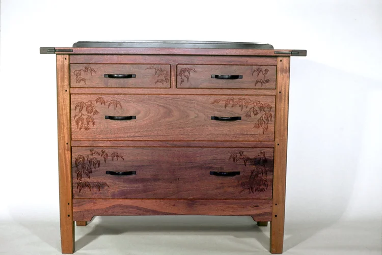 Carved Mahogany Dresser