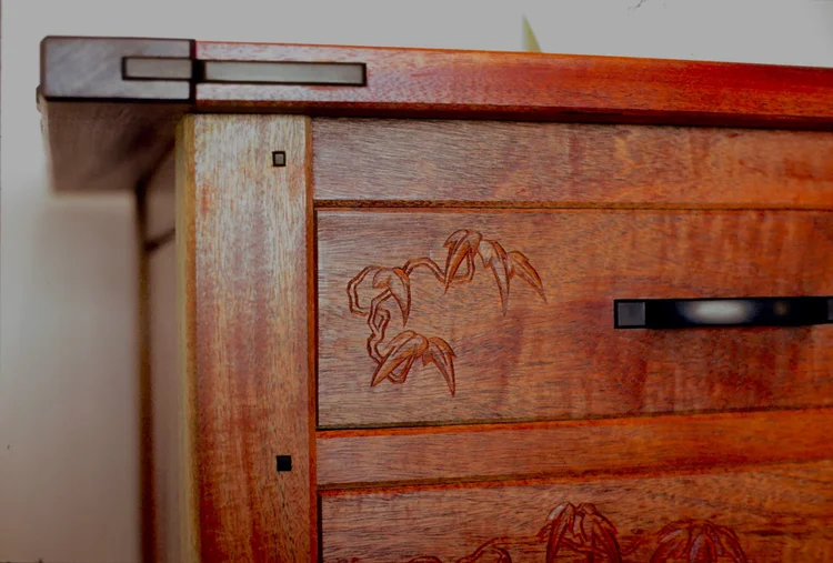 Dresser Corner Joinery Detail