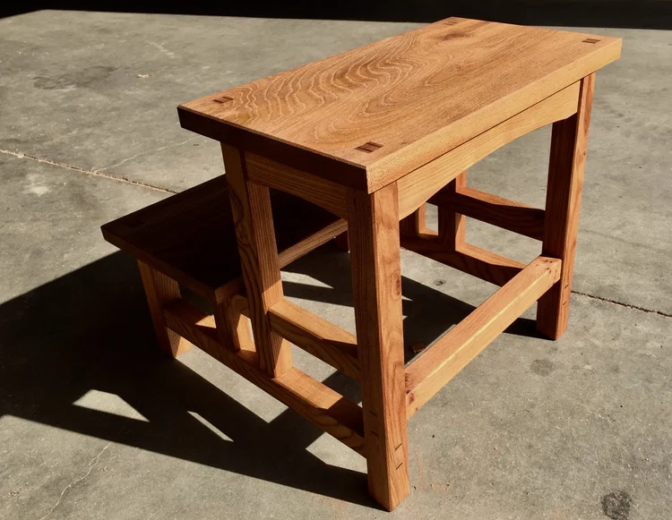 Elm Step Stool
