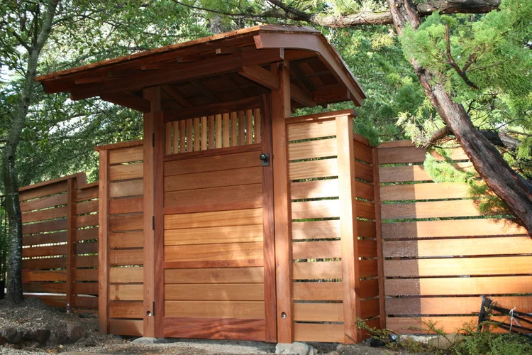 Mahogany Pool Gate