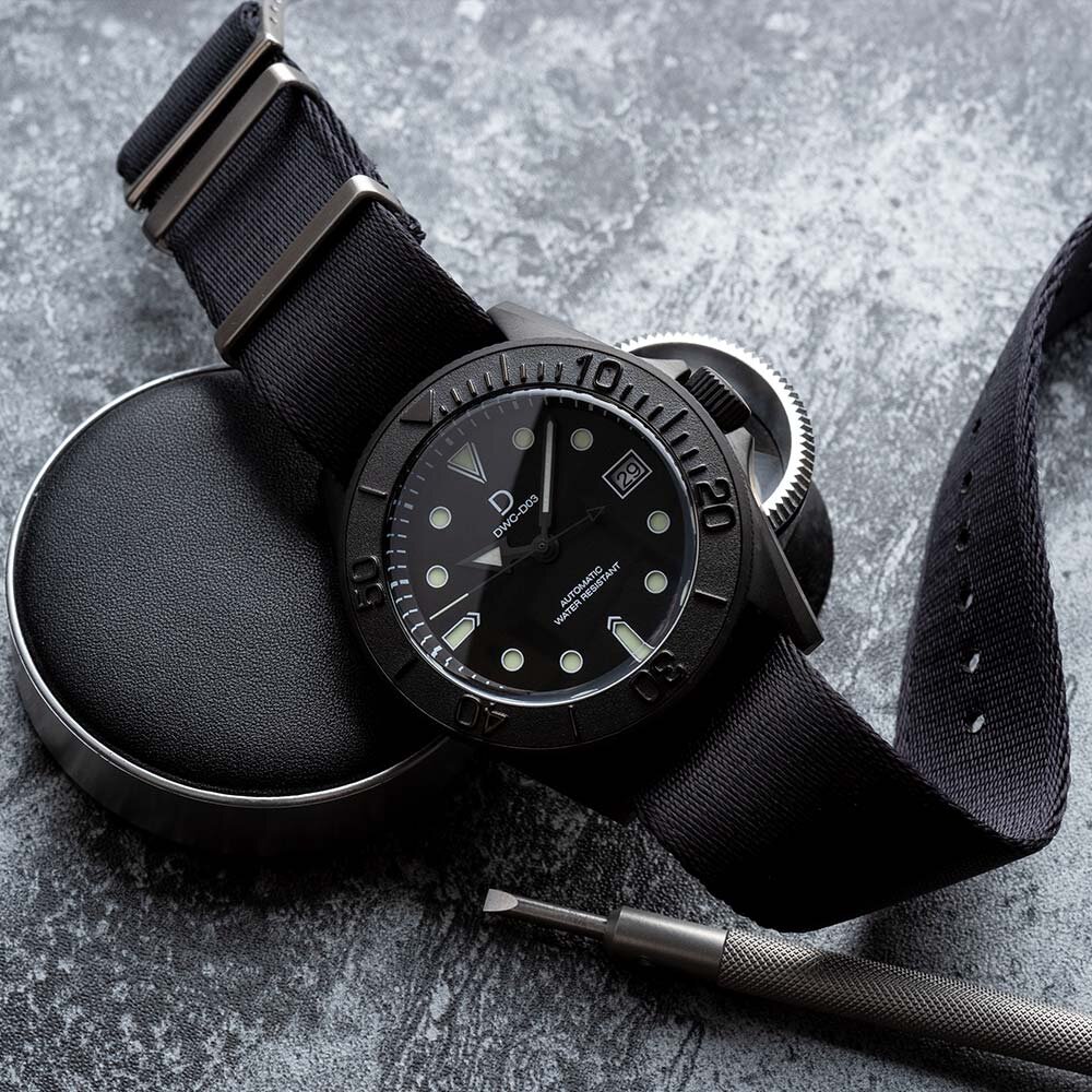黑色Yacht Master style bezel 的 DIY 潛水腕錶