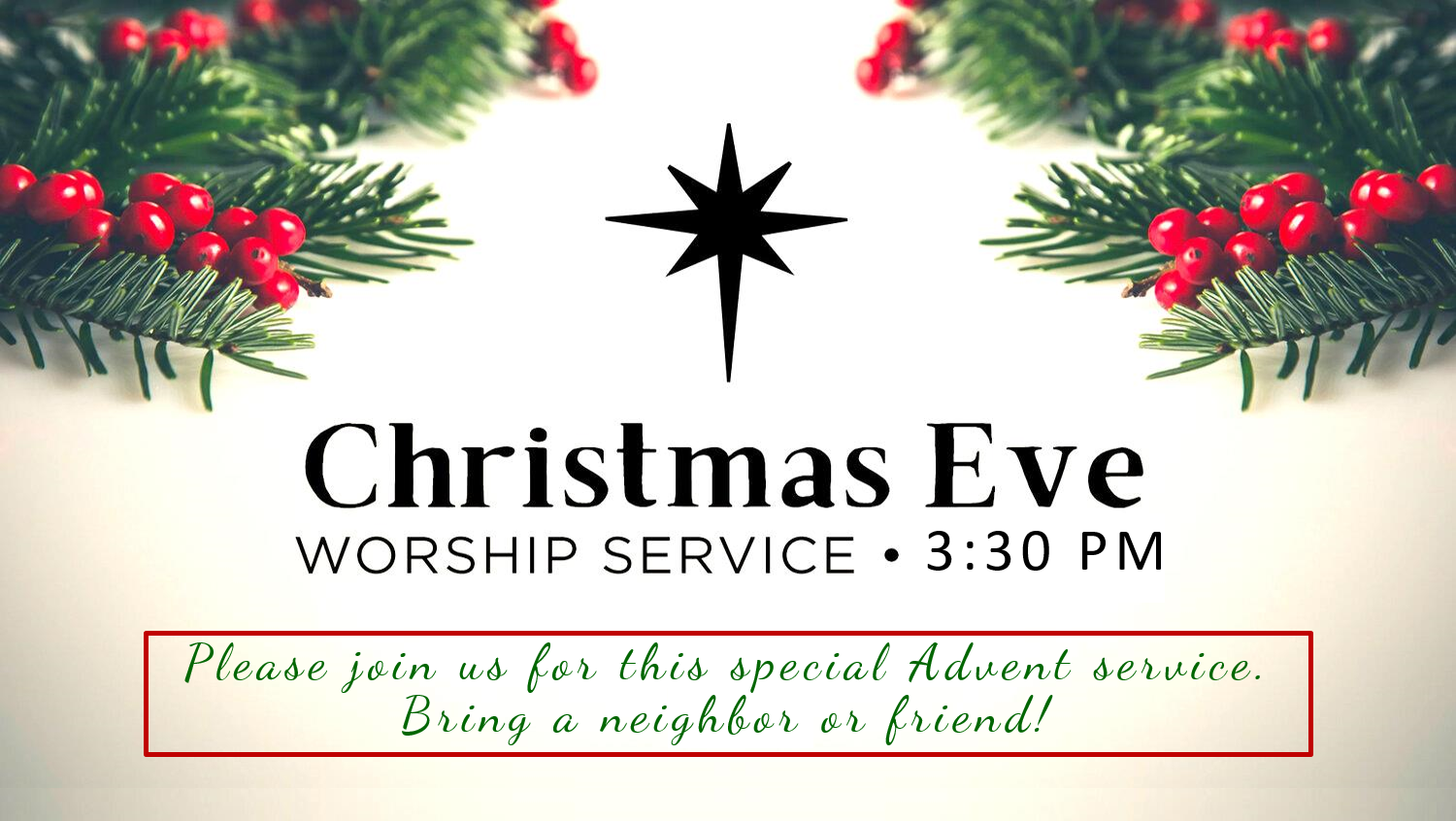 Christmas Eve Service 