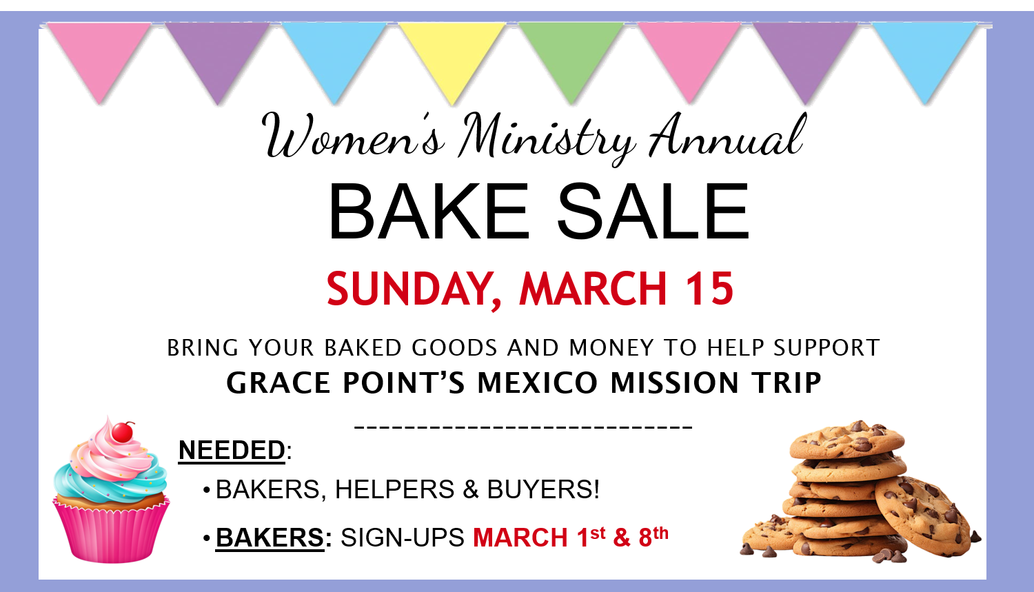 Annual Bake Sale 