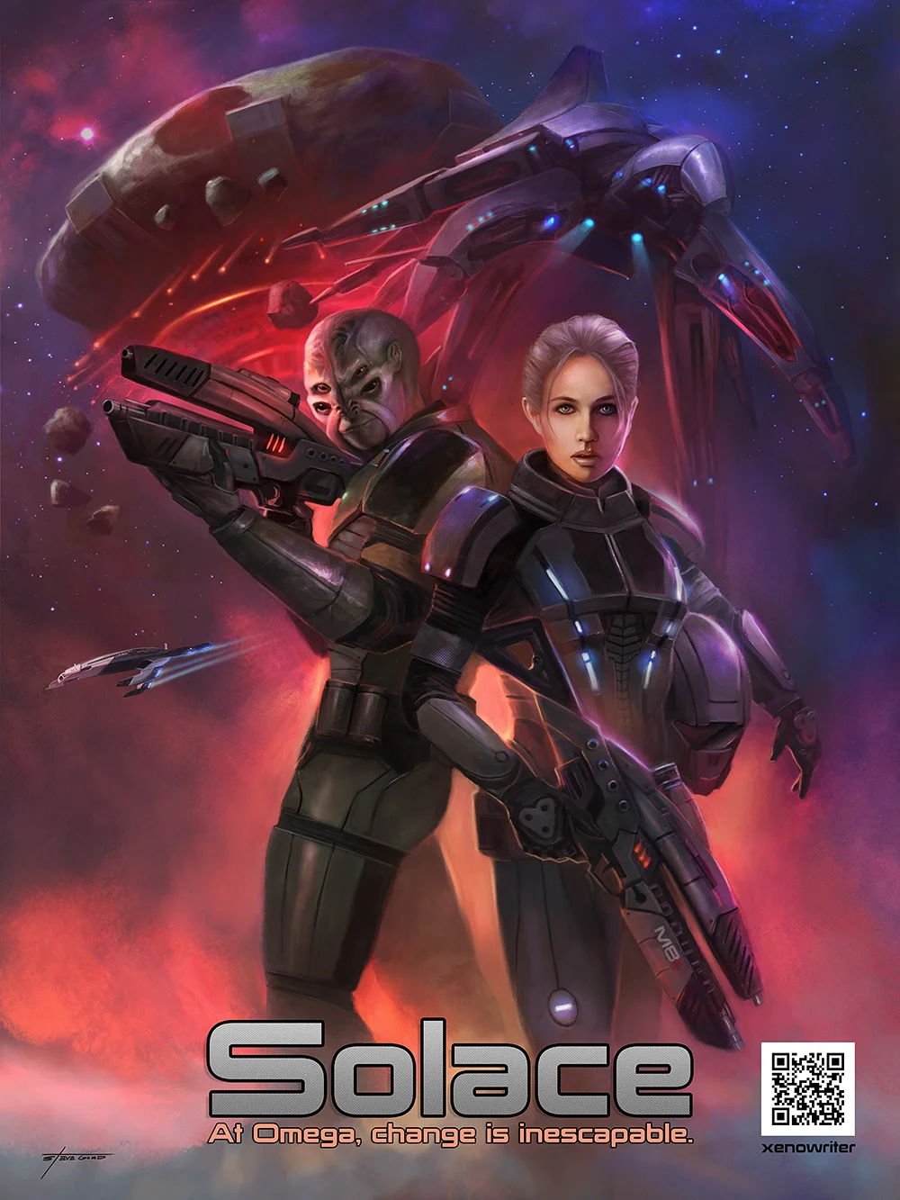 Mass Effect - Solace cover art