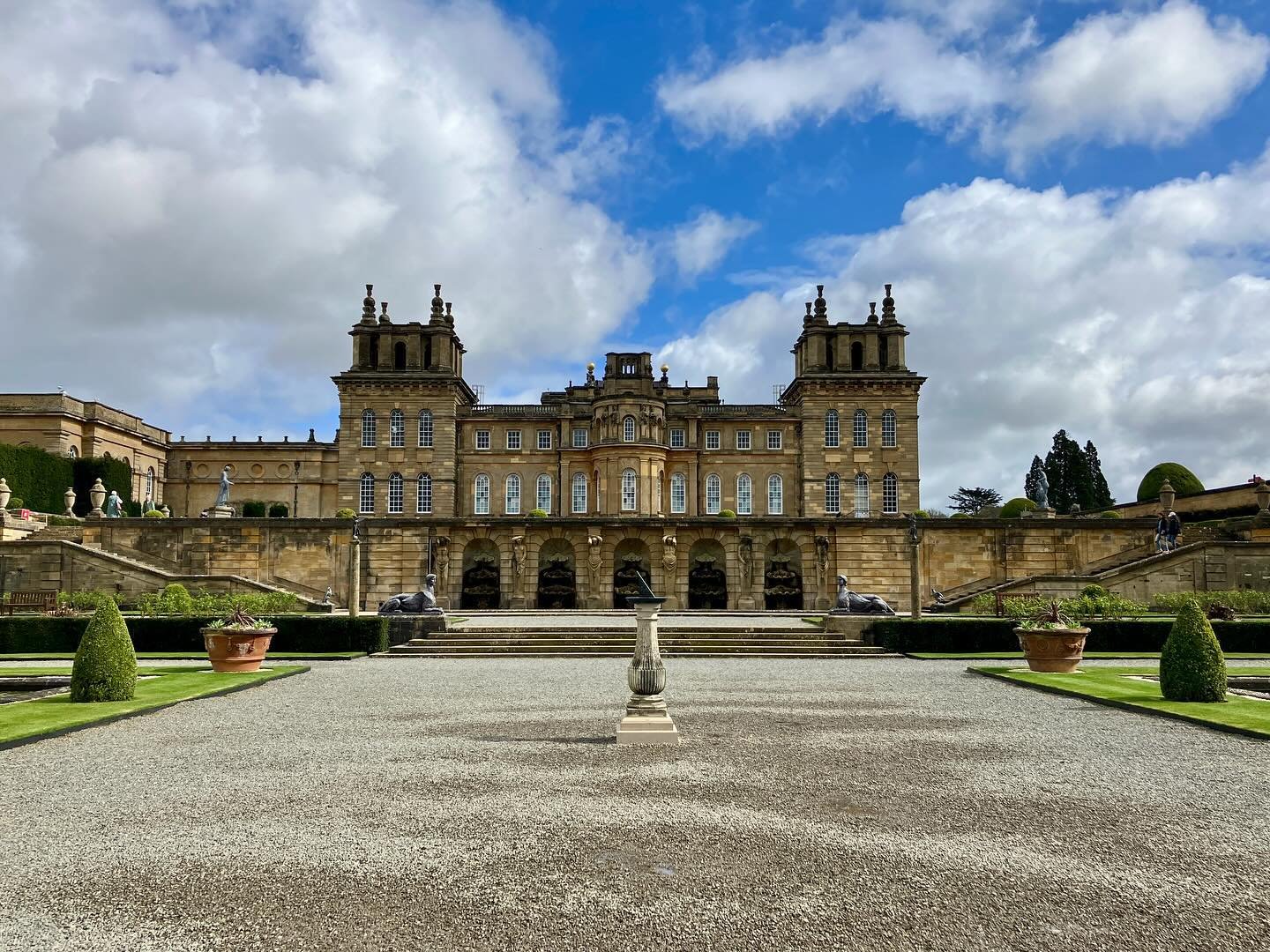 What a dream to finally see Blenheim Palace. One of England&rsquo;s largest homes, it was designed by Sir John Vanbrugh and built between 1705 and 1722. He fought continuously with his client over the design taste and budget (not unusual). After many