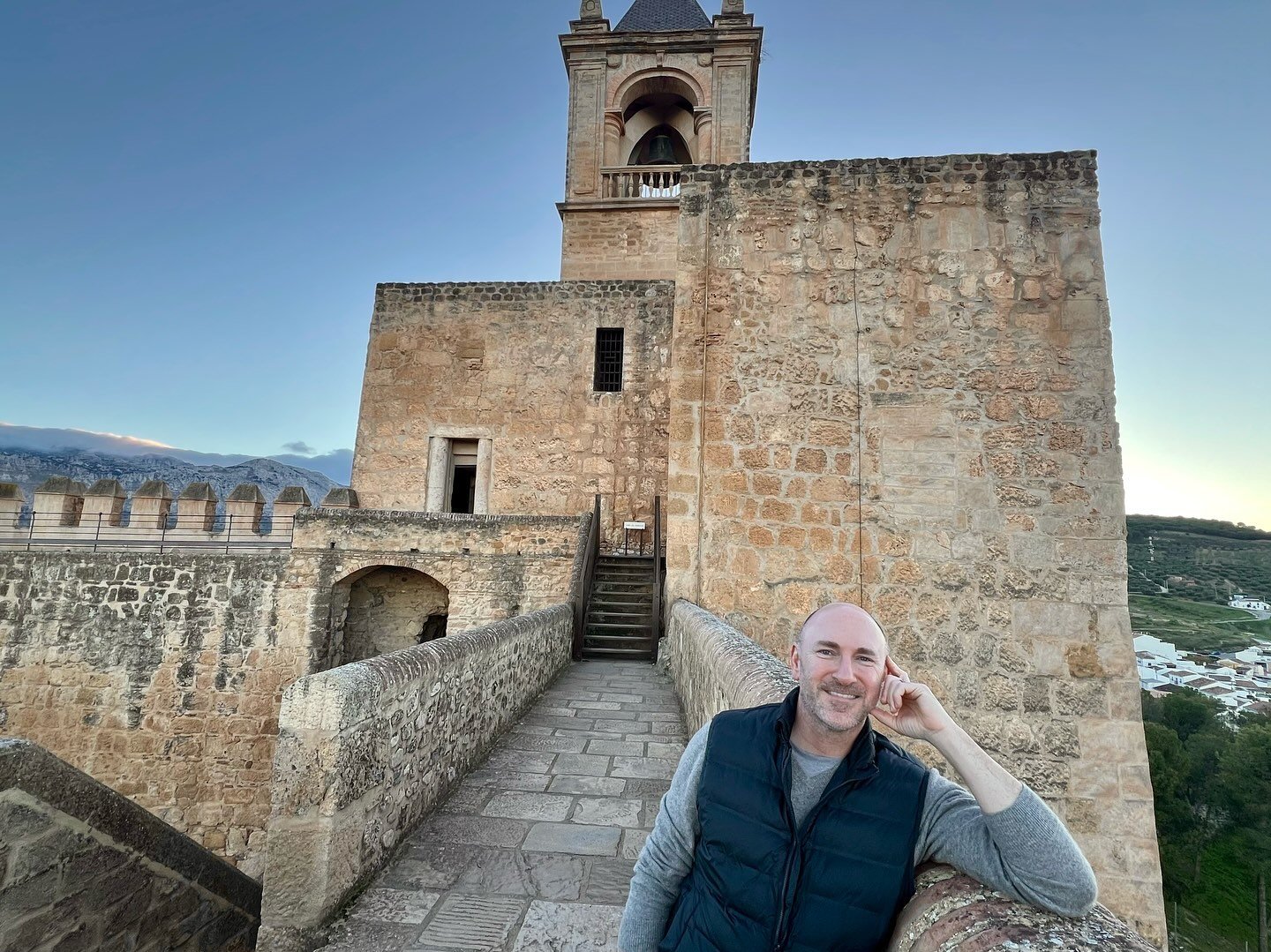 Another day, another 14th century castle! The Alcazaba of Antequera is a Moorish fortress erected against those pesky Christians &quot;back in the day&quot;. The clouds rolling over the mountain range from the Alboran Sea is beyond gorgeous. The term