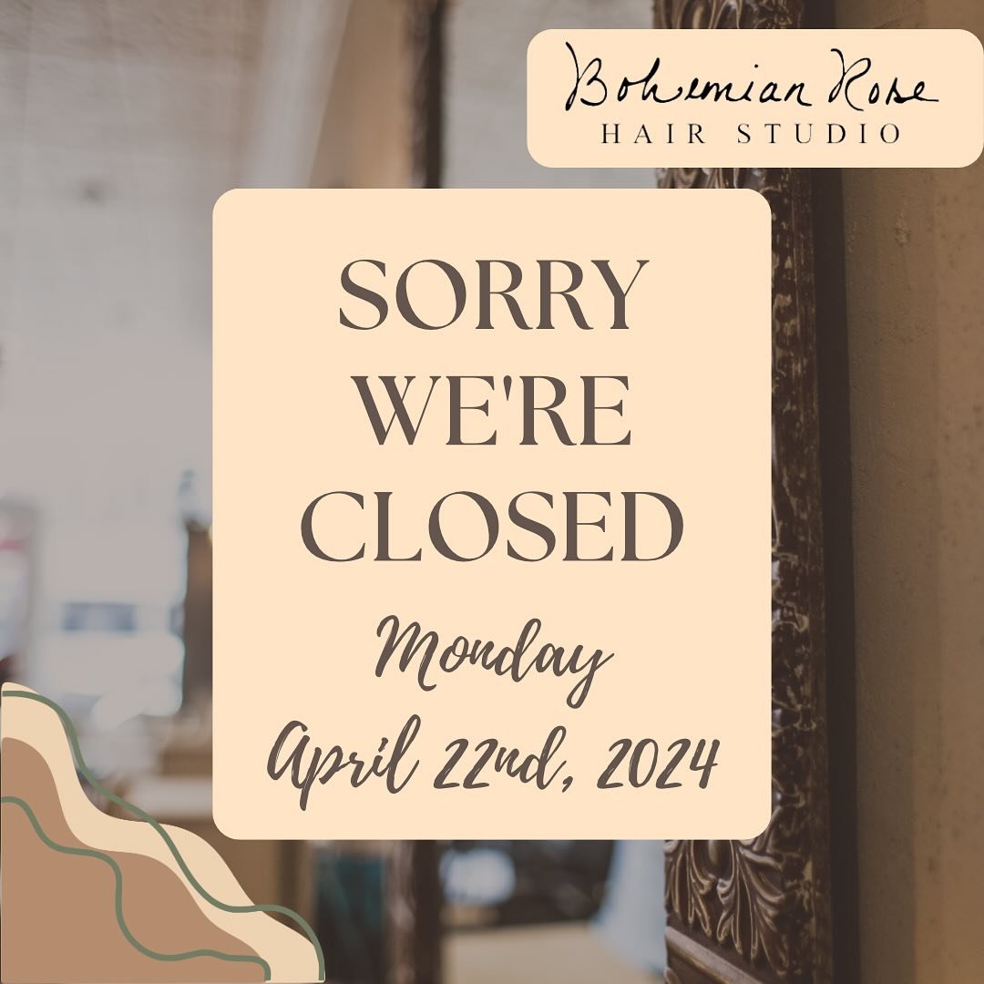 We will be closed tomorrow Monday, April 22nd, we&rsquo;re sorry for any inconvenience! You can still call to book your next appointment. ☎️ (347) 517-4723