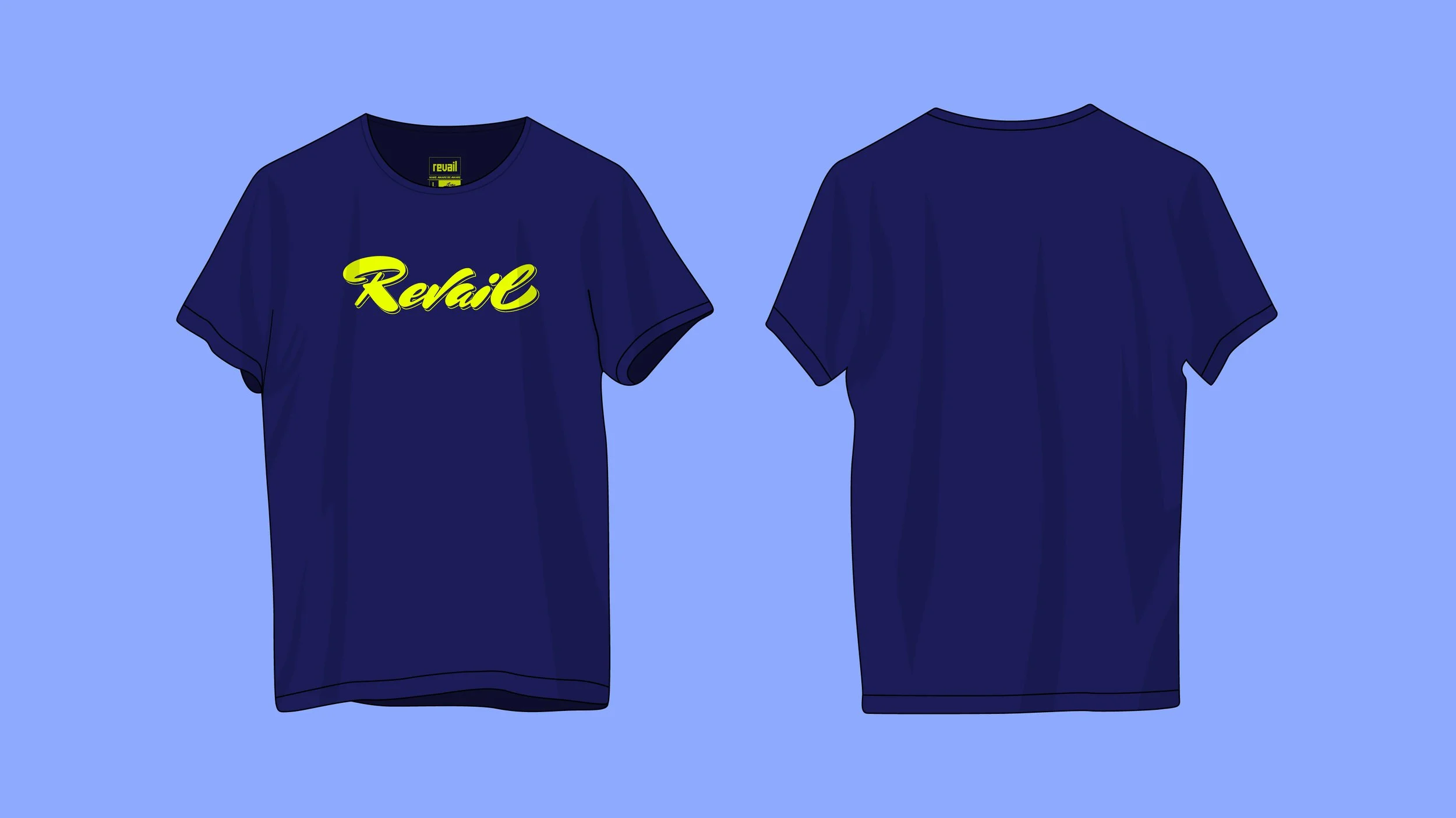 Revail Script Neon Yellow Shirt.jpg