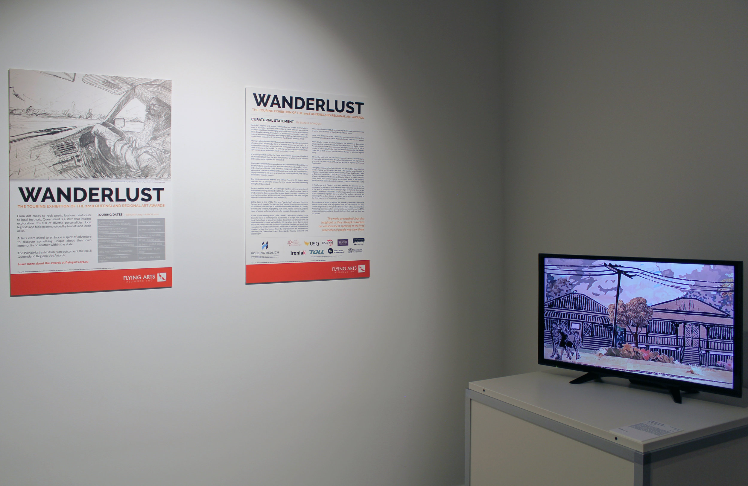 "Wanderlust" Touring Exhibition 2018 Qld Regional Art Awards