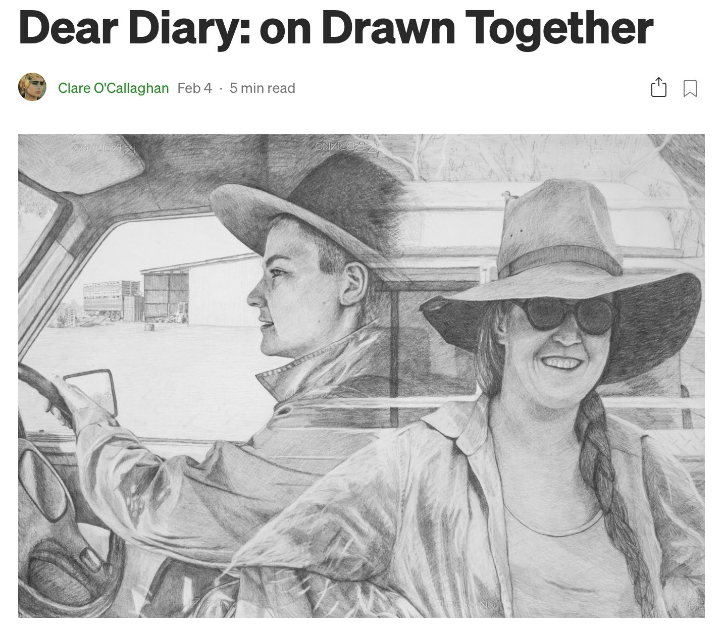 Clare O'Callaghan's review of Drawn Together 