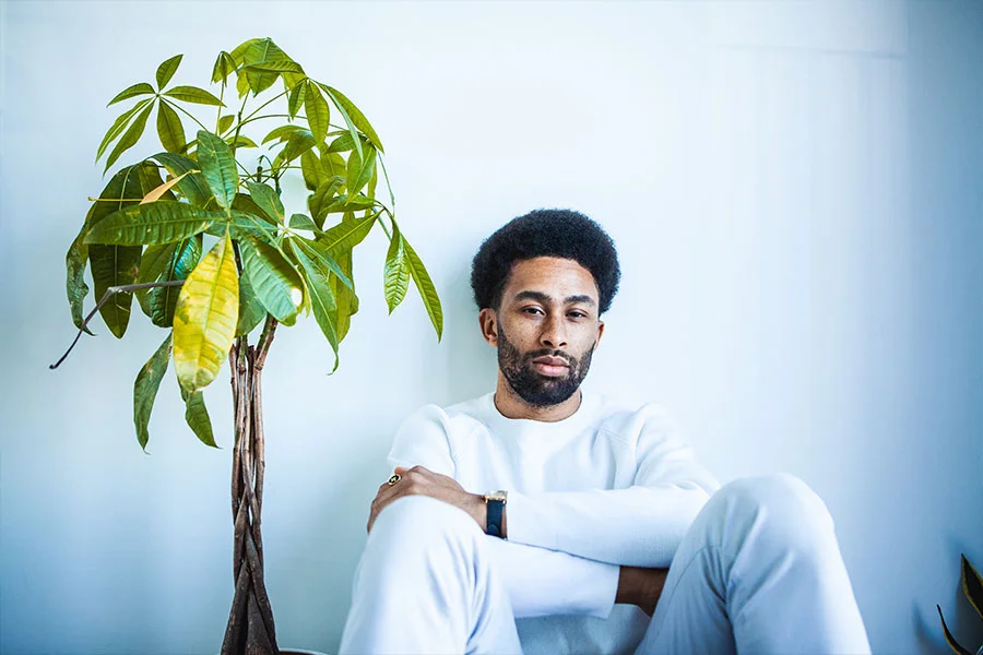 Man-Afro-White-Walls-plant.jpg