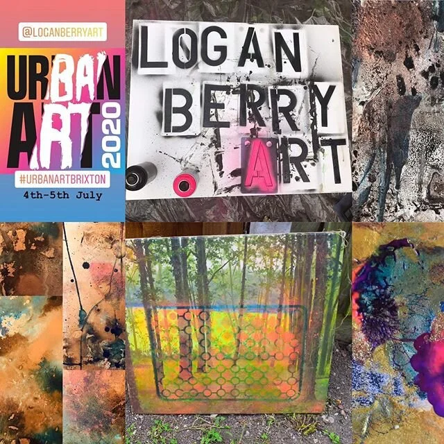 www.loganberryart.com @urbanartbrixton coming soon. Support your local artists #urbanartbrixton #loganberryart #artforsale #onlineartfair #abstractart #monoprints