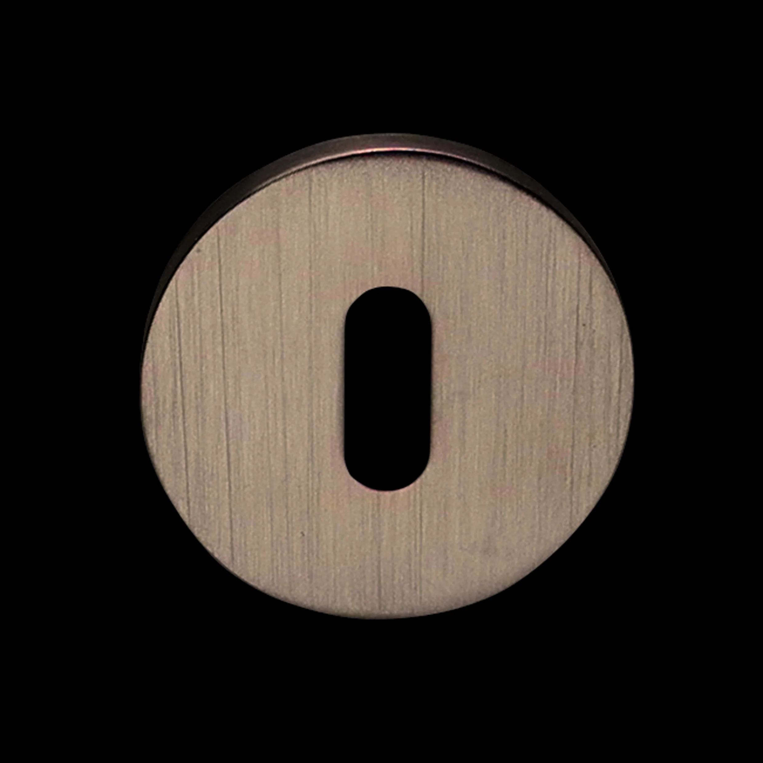  Schlüsselrosette RIVIO  Hartbeschichtung Bronze hell matt  