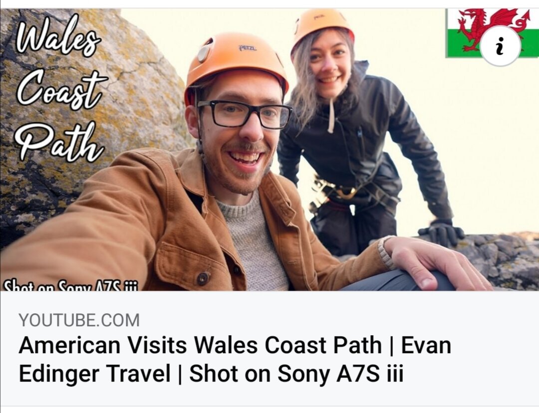 Wales Coast Path press trip with Evan Edinger 