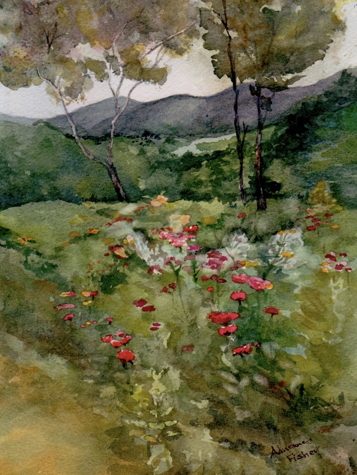 Wild Beauty watercolor painting by Adrienne Fisher.jpg