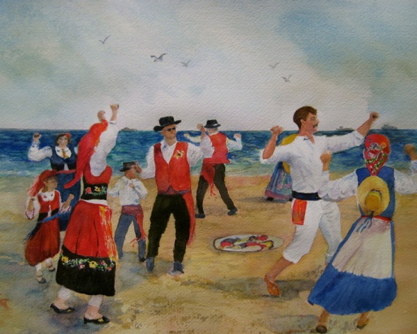 The Blessing Of The Fleet watercolor painting by Adrienne Fisher.jpeg