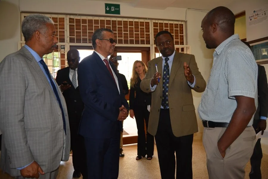 WHO chief visits PrEPVacc coordinating centre