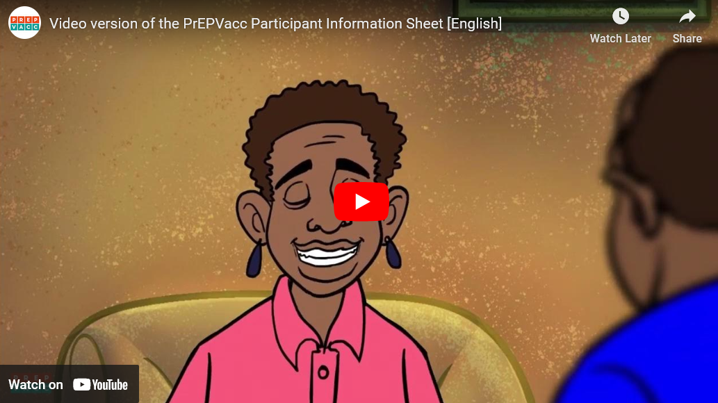 Video to help inform PrEPVacc participants posted online