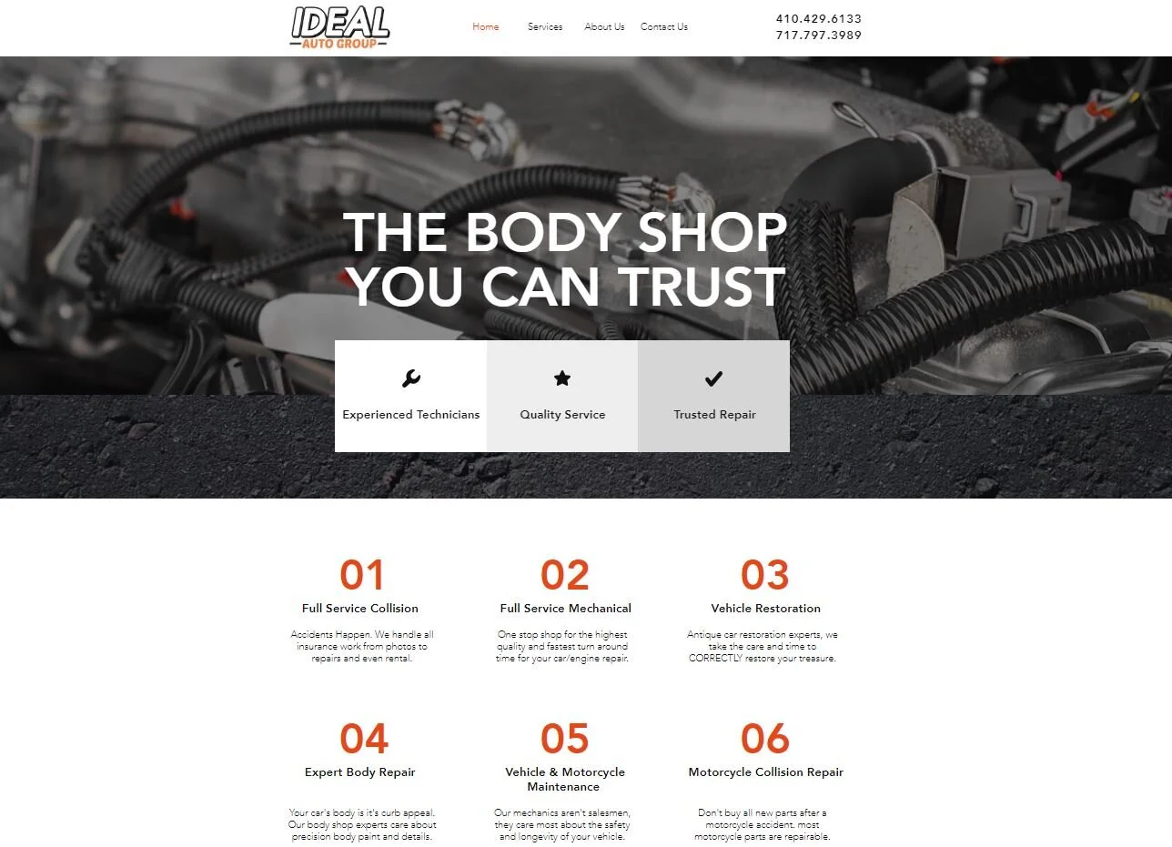 Website Design Spotlight: Ideal Auto