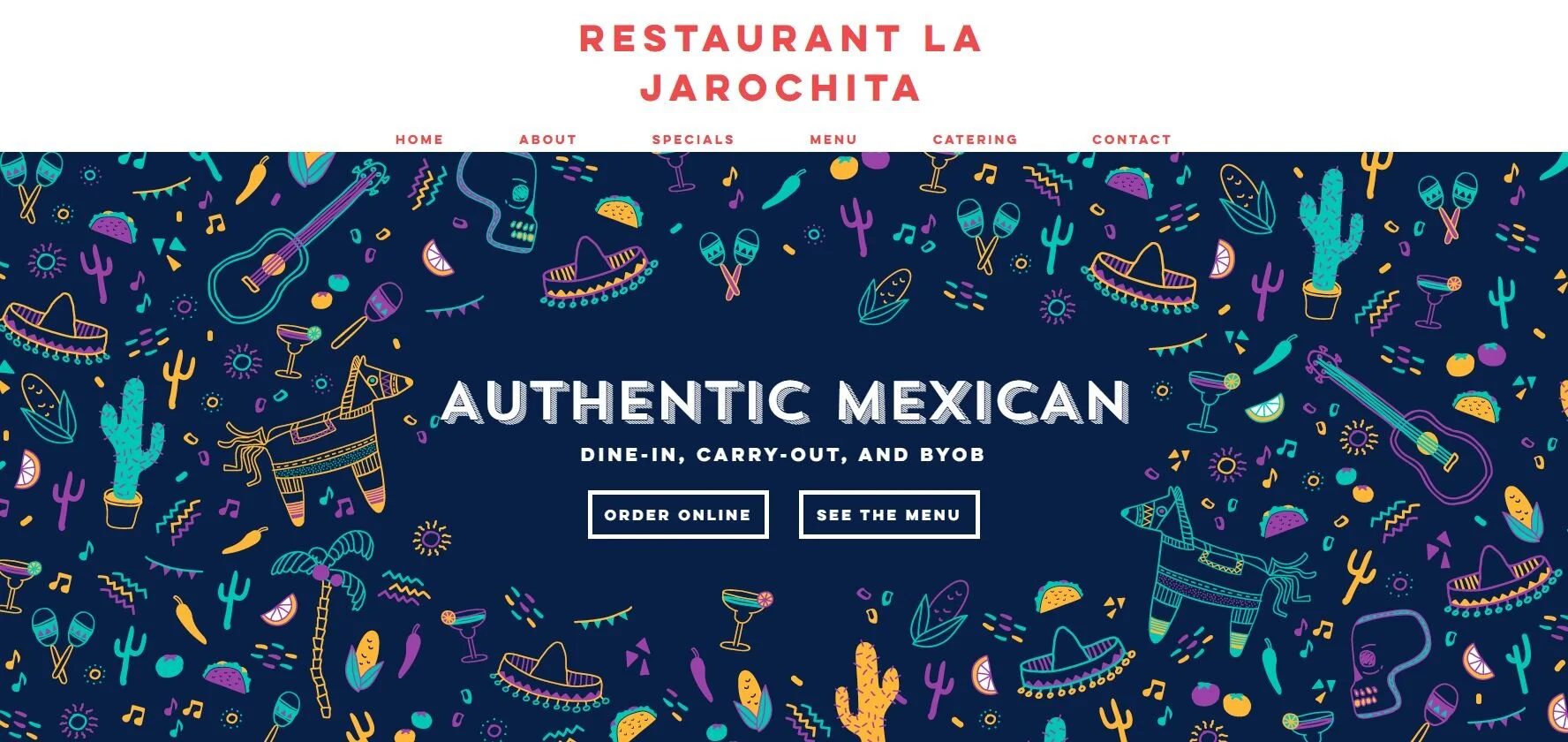 Website Design Spotlight: Restaurant La Jarochita