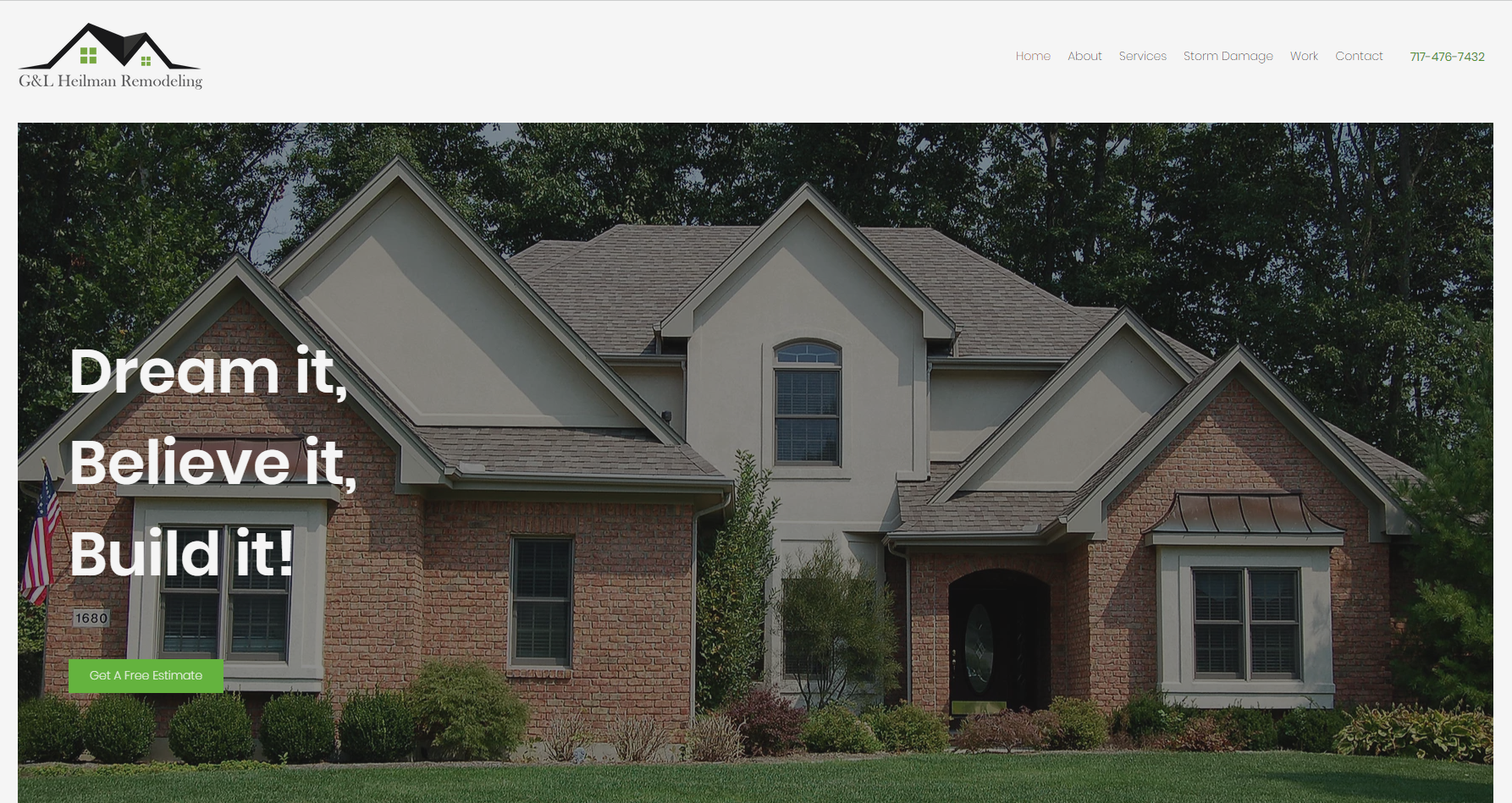 Client Spotlight: G&amp;L Heilman Remodeling Website