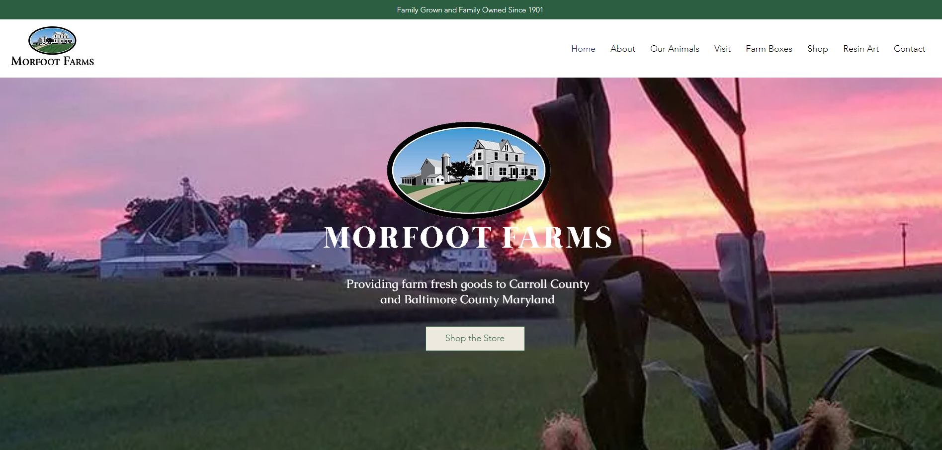 Client Spotlight: Morfoot Farms Website