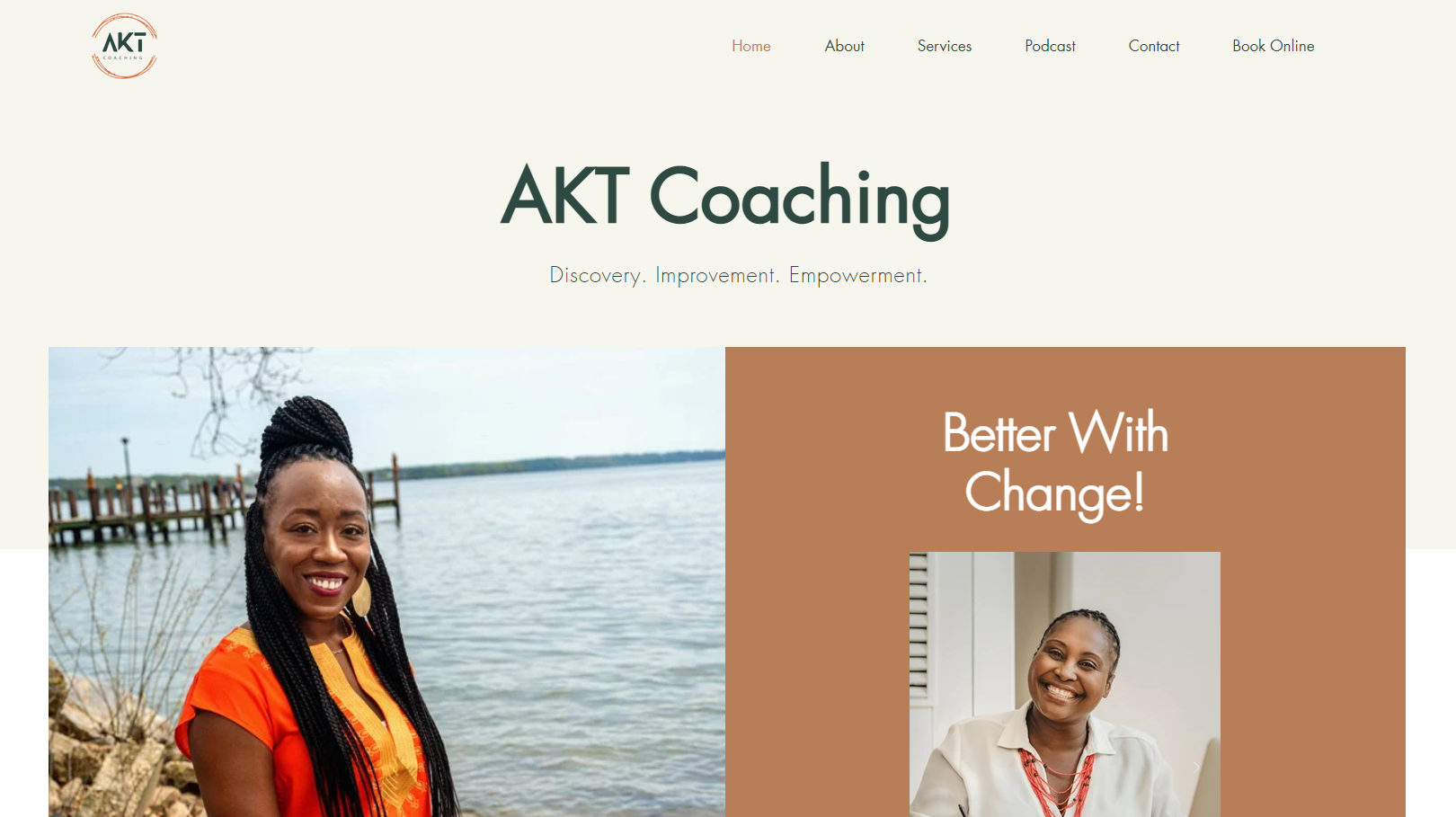 Website Design Spotlight: Ashley Taylor AKT-Coaching