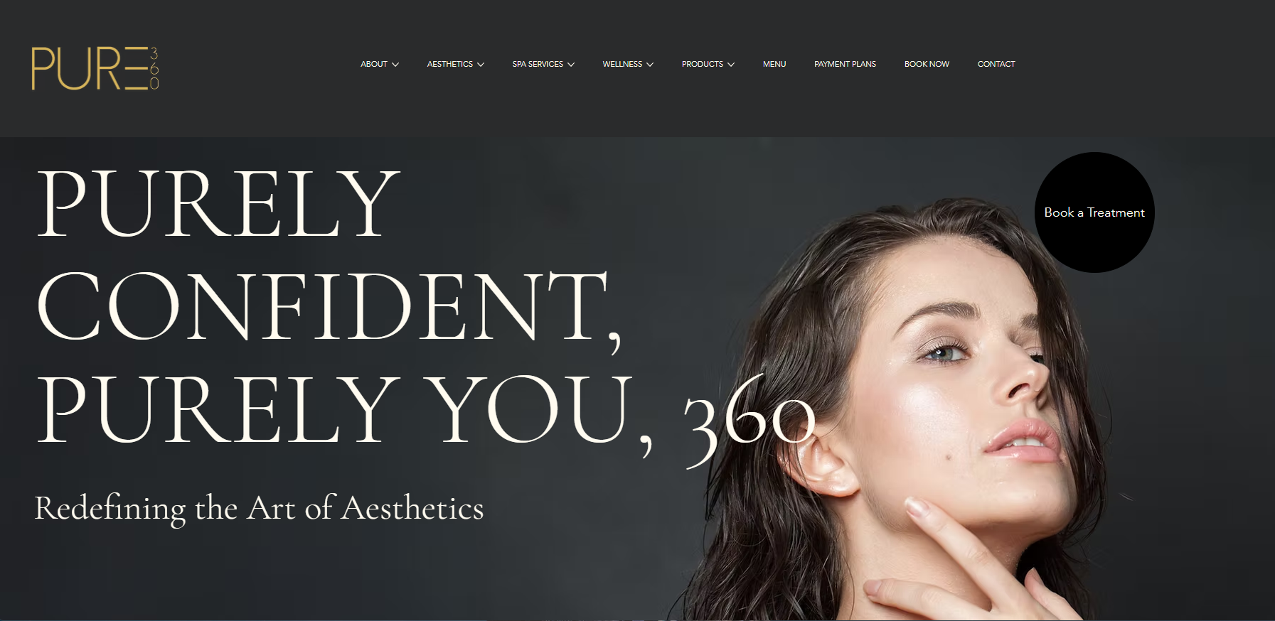 Introducing the New PURE360 Spa &amp; Aesthetics Website: A 360° Digital Experience