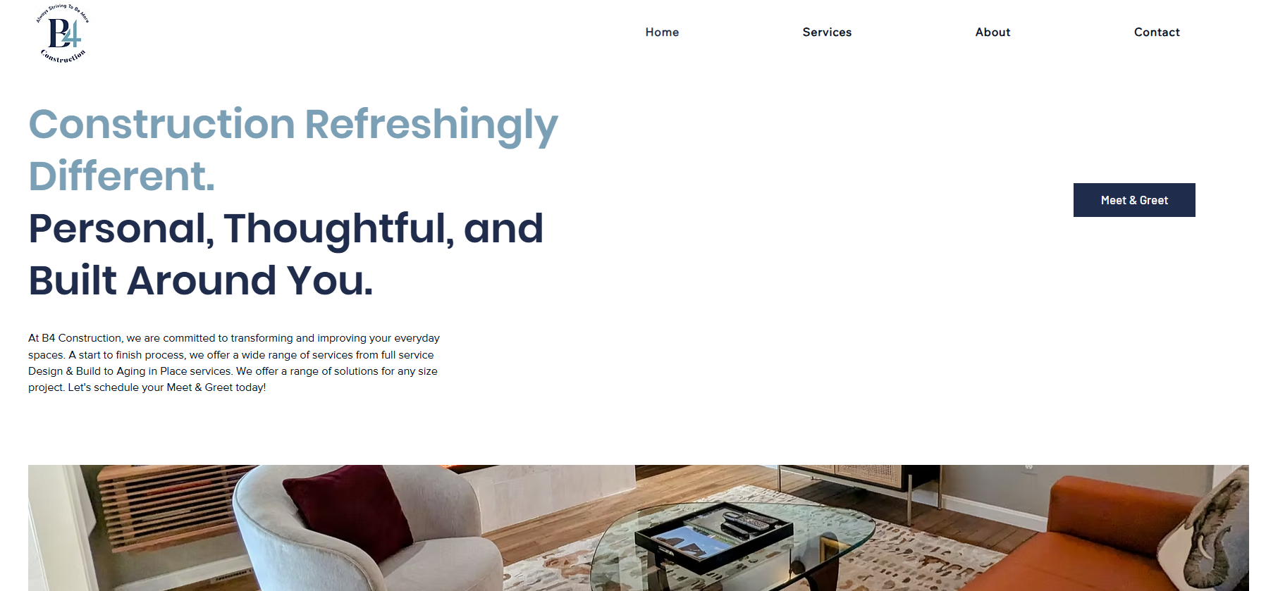 Designing with Heart: The Website Process for B4 Construction