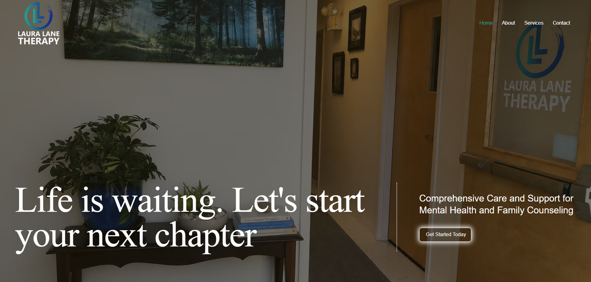 A Fresh Look for Laura Lane Therapy: Modern, Professional, and Compassionate