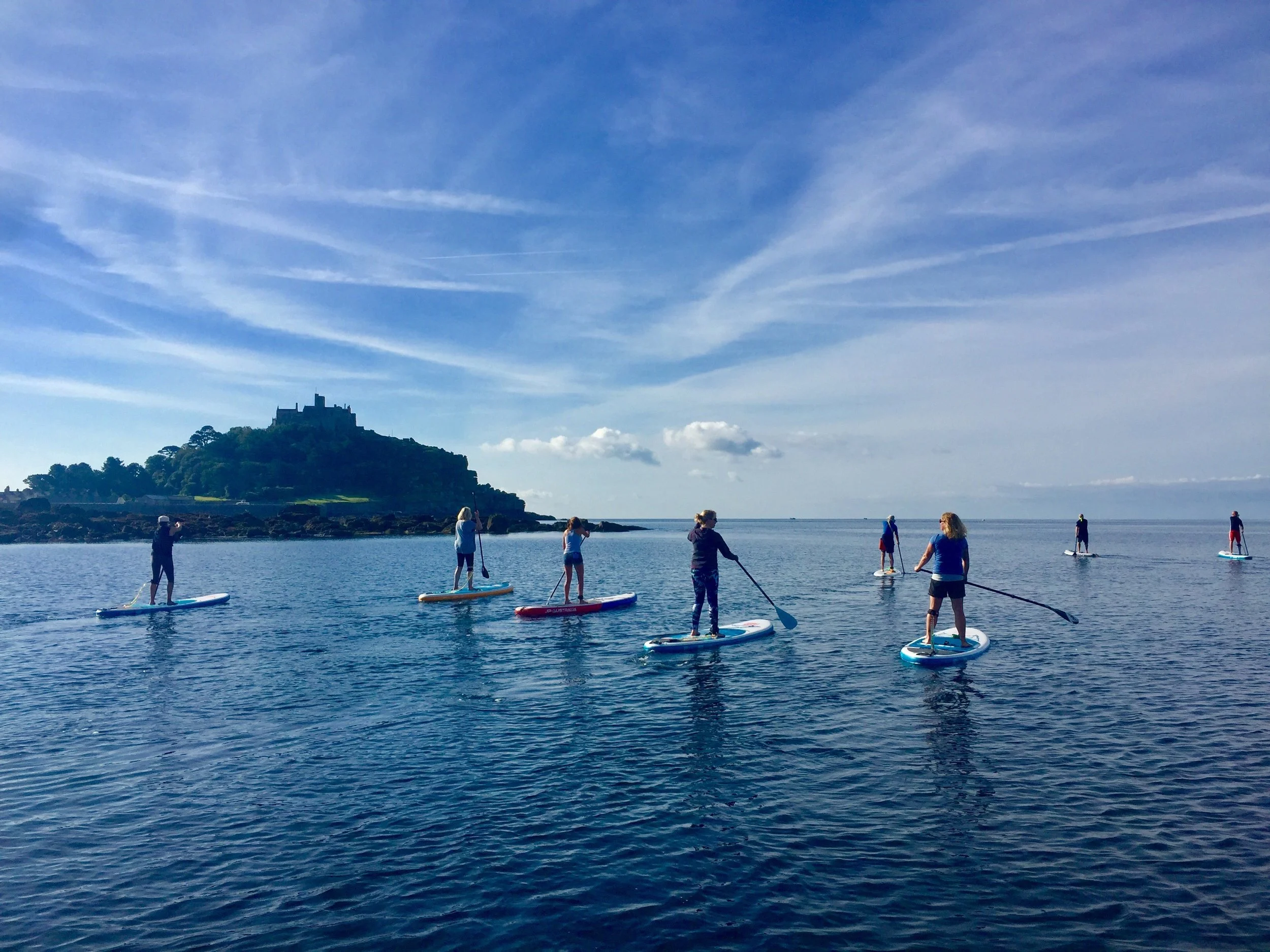 Stand Up Paddleboard rental Marazion, Penzance, Hayle from Ocean High
